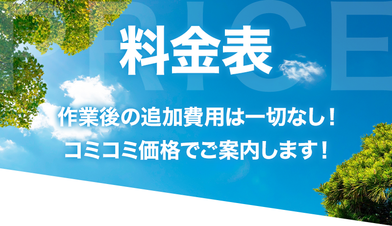 料金表